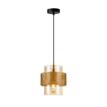 Lampă cu pendul Vinoti PND-22132-1S-GD-AMB 1x40W/E27 IP20 de la Italux
