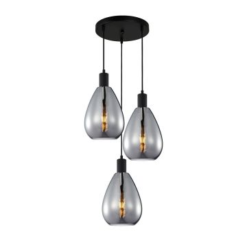 Lampă cu pendul Zulo PND-27812-3A-BK-SG 3x40W/E27 IP20 de la Italux