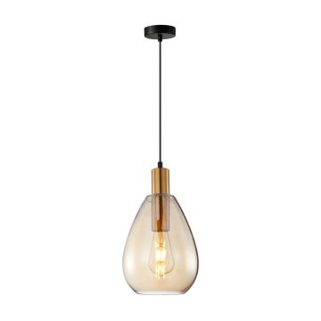 Lampă cu pendul Zulo PND-27812-BRO-AMB 1x40W/E27 IP20 de la Italux