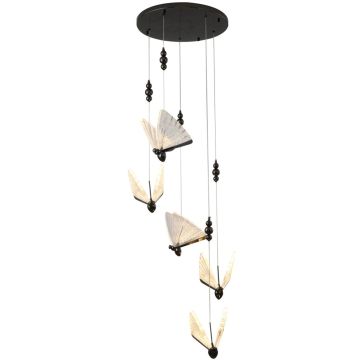Lampă cu pendul BEE LAMP MP0090-5 black 3000K 5x20W/LED 1600 lm IP20 de la Step Into Design