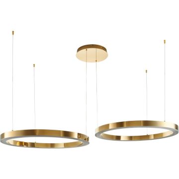 Lampă cu pendul CIRCLE 2in1 DN924-60+80 gold 3000K 2x72W/LED 5760lm IP20 de la Step Into Design