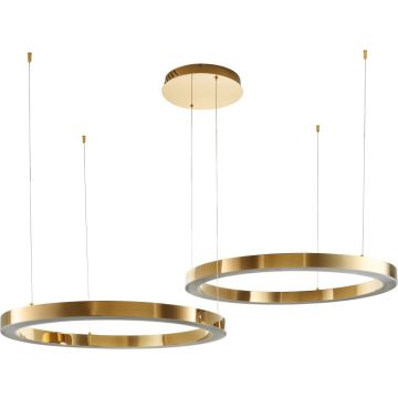 Lampă cu pendul CIRCLE 2in1 DN924-80+80 gold 3000K 2x80W/LED 6400lm IP20 de la Step Into Design