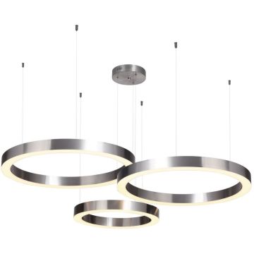 Lampă cu pendul CIRCLE 3in1 ST-8848-40+60+60 nickel 3000K 3x85W/LED 8075lm IP20 de la Step Into Design