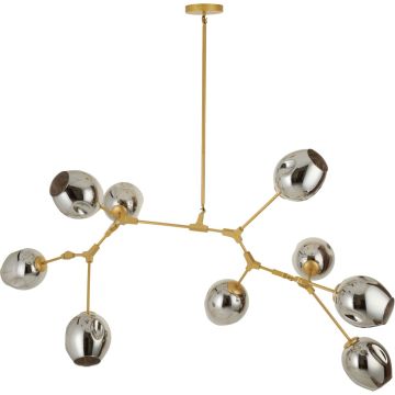 Lampă de tavan MODERN ORCHID ST-1232-9 gold smoky 9x60W/E27 IP20 de la Step Into Design