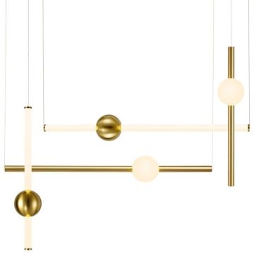Lampă cu pendul O-LINE ST-1691S-4 3000K 4x32W/LED 2880lm IP20 de la Step Into Design