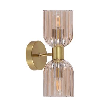 Aplique de perete Piega LP-939/2W amber 2x10W/E14 IP20 de la Light Prestige