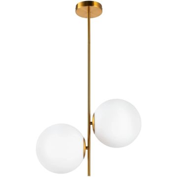 Lampă de tavan VENUS ST-5025-2 BRASS 2x60W/E27 IP20 de la Step Into Design