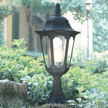Lampă de podea PARISH PR4-BLACK 1x60W/E27 IP44 de la Elstead Lighting