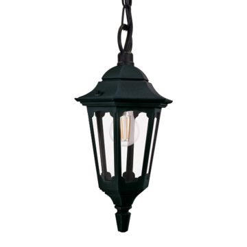 Lampă cu pendul Parish PR9-BLACK 1x60W/E27 IP44 de la Elstead Lighting