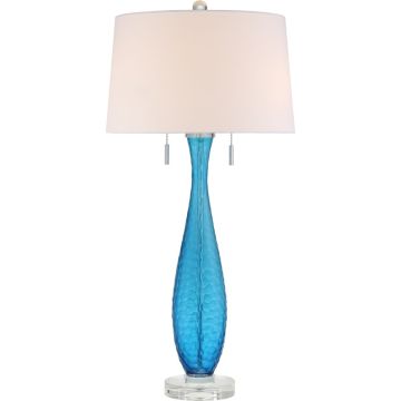 Lampă de masă OCEAN BLUE QZS-Q2314T 2x60W/E27 de la Quoizel