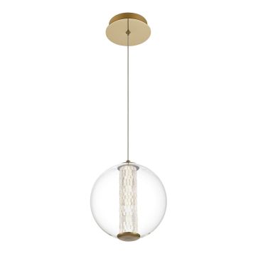 Lampă cu pendul Atomo QN-ATOMO-1P-BG 3000K 1x9W/LED 756lm IP20 de la Quintiesse