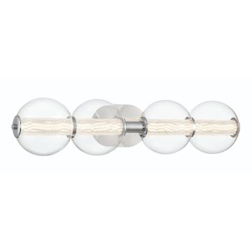Aplique de perete Atomo QN-ATOMO-4W-PC 3000K 1x18,5W/LED 1782lm IP44 de la Quintiesse