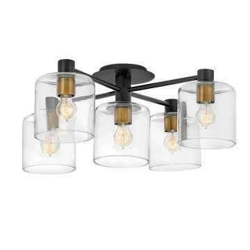 Lampă de tavan AXEL QN-AXEL5-BK 5x60W/E27 de la Quintiesse