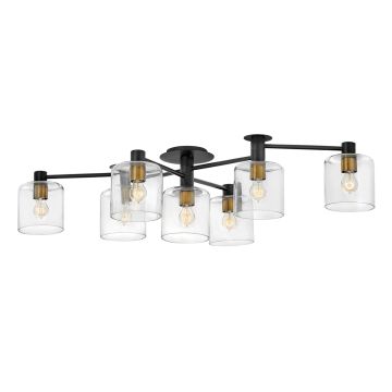 Lampă de tavan AXEL QN-AXEL7-BK 7x60W/E27 de la Quintiesse
