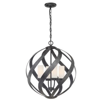 Lampă cu pendul BLACKSMITH QN-BLACKSMITH-4P-OBK 4x40W/E14 IP44 de la Quintiesse
