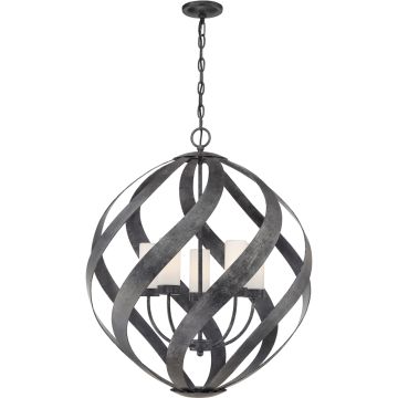 Lampă cu pendul BLACKSMITH QN-BLACKSMITH-5P-OBK 5x40W/E14 IP44 de la Quintiesse