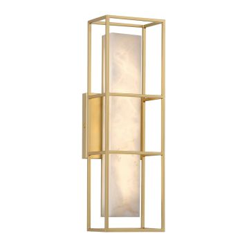 Aplique de perete Blakley QN-BLAKLEY-M-BG 3000K 1x13W/LED 800lm IP44 de la Quintiesse