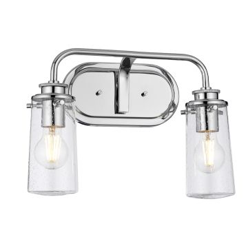 Aplique de perete BRAELYN QN-BRAELYN2-PC 2x40W/E27 IP44 de la Quintiesse