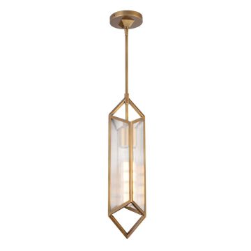 Lampă cu pendul Cairo QN-CAIRO-1P-VBS-CR 1x60W/E27 IP20 de la Quintiesse