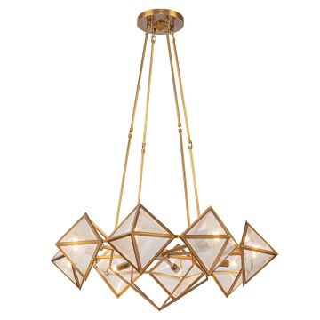 Candelabru Cairo QN-CAIRO8-VBS-CR 8x60W/E14 IP20 de la Quintiesse