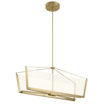 Lampă cu pendul CALTERS QN-CALTERS-ISLE-CG 3000k 1x50.8W/LED 5440LM de la Quintiesse