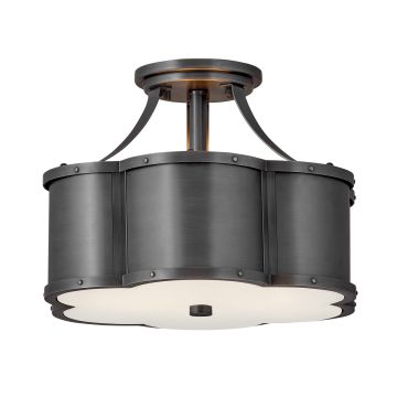 Lampă de tavan CHANCE QN-CHANCE-SF-S-BLB 2x60W/E27 de la Quintiesse