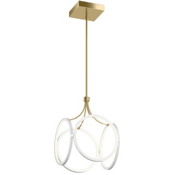 Lampă cu pendul CIRI QN-CIRI-P-WH 3000k 1x45W/LED 2739LM de la Quintiesse