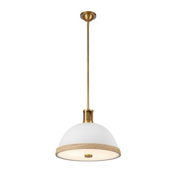 Lampă cu pendul Doral QN-DORAL-P-M-WHT 2x60W/E27 IP20 de la Quintiesse