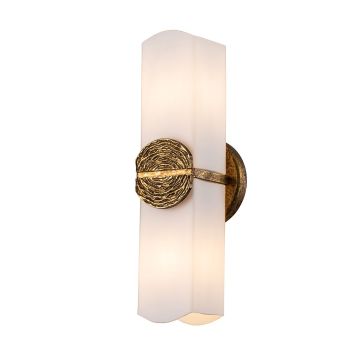 Aplique de perete Elan QN-ELAN-2WB-DG-OPAL 3000K 2x4W/G9 800lm IP44 de la Quintiesse