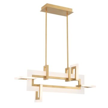 Lampă de tavan Inizio QN-INIZIO-LP-S-BG 3000K 1x46W/LED 2086lm IP20 de la Quintiesse