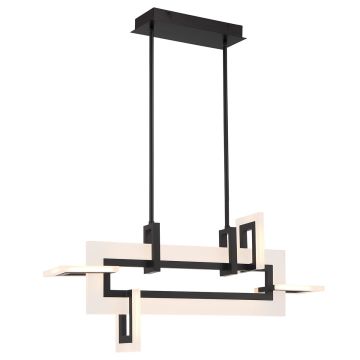 Lampă de tavan Inizio QN-INIZIO-LP-S-BK 3000K 1x46W/LED 2086lm IP20 de la Quintiesse