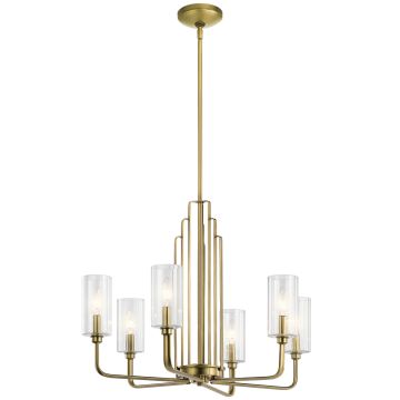 Candelabru KIMROSE QN-KIMROSE6-BNB 6x40W/E14 de la Quintiesse