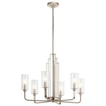 Candelabru KIMROSE QN-KIMROSE6-PN 6x40W/E14 de la Quintiesse