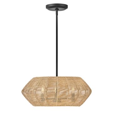 Lampă cu pendul Luca QN-LUCA-P-S-BK-CAM 3x40W/E14 IP20 de la Quintiesse