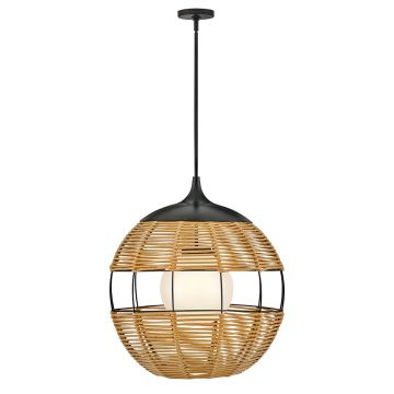 Lampă cu pendul Maddox QN-MADDOX-P-M-BK-CAM 1x60W/E27 IP44 de la Quintiesse