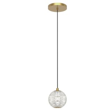 Lampă cu pendul Marni QN-MARNI-1P-NBR 3000K 1x5W/LED 250lm IP20 de la Quintiesse