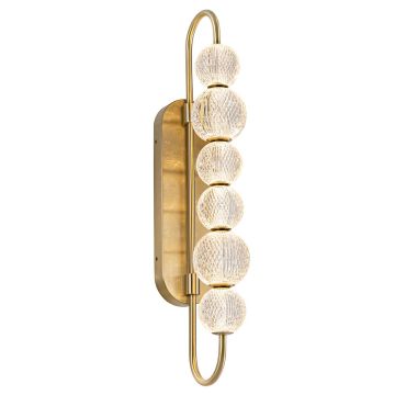 Aplique de perete Marni QN-MARNI-6WB-NBR 3000K 1x20W/LED 1580lm IP20 de la Quintiesse