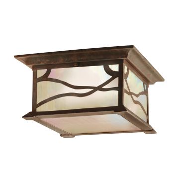 Lustră de tavan MORRIS QN-MORRIS-F 2x60W/E27 IP44 de la Quintiesse