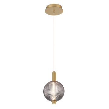 Lampă cu pendul Palmas QN-PALMAS-1MP-BG 3000K 1x12W/LED 791lm IP20 de la Quintiesse