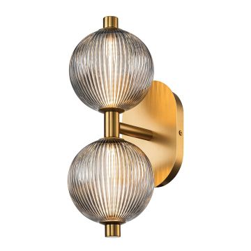 Aplique de perete Palmas QN-PALMAS-2W-BG 3000K 1x18W/LED 1361lm IP44 de la Quintiesse