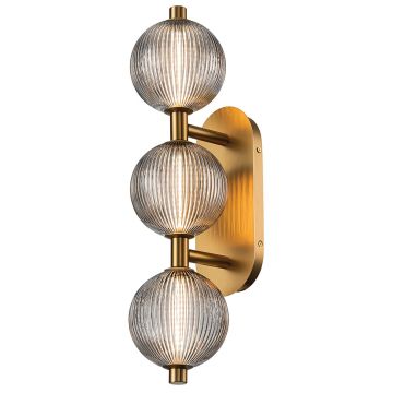 Aplique de perete Palmas QN-PALMAS-3W-BG 3000K 1x27W/LED 1850lm IP44 de la Quintiesse