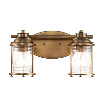 Aplique de perete ASHLAND BAY QN-ASHLANDBAY2-NBR-BATH 2x60W/E27 IP44 de la Quintiesse