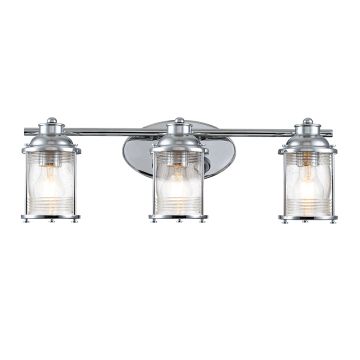 Aplique de perete ASHLAND BAY QN-ASHLANDBAY3-PC-BATH 3x60W/E27 IP44 de la Quintiesse