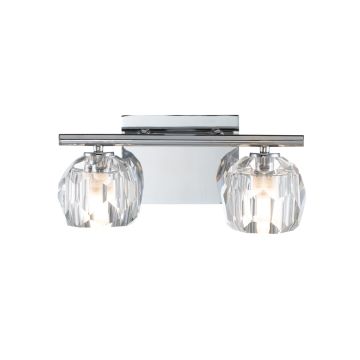 Aplique de perete REGALIA QN-REGALIA2-PC-BATH 3000k 2x3W/G9 600LM IP44 de la Quintiesse