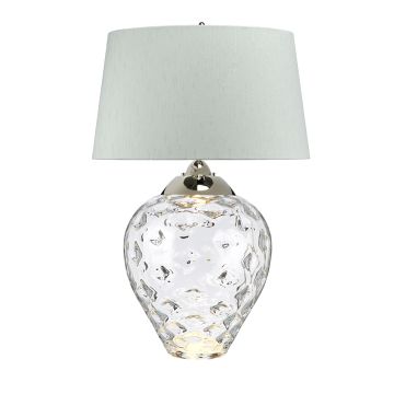 Lampă de masă SAMARA QN-SAMARA-TL-LRG-CLR 3000K 1x60W/E27+1x7W/GU10 620LM de la Quintiesse