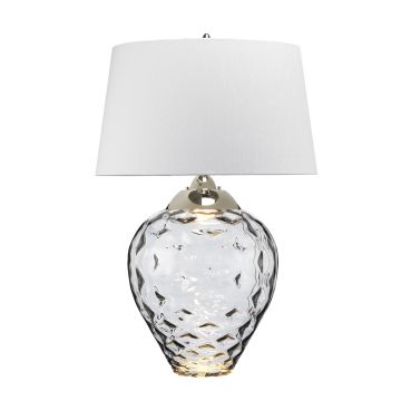Lampă de masă SAMARA QN-SAMARA-TL-LRG-SMK 3000K 1x60W/E27+1x7W/GU10 620LM de la Quintiesse