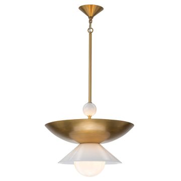 Lampă cu pendul Saucer QN-SAUCER-4P-L-AB-OPAL 3x40W/E14 IP20 de la Quintiesse