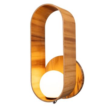 Aplique de perete Sfera QN-SFERA-WB-L-TEAK 1x40W/E27 IP20 de la Quintiesse