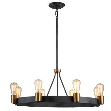 Candelabru SILAS QN-SILAS-8P-DZ 8x60W/E27 de la Quintiesse