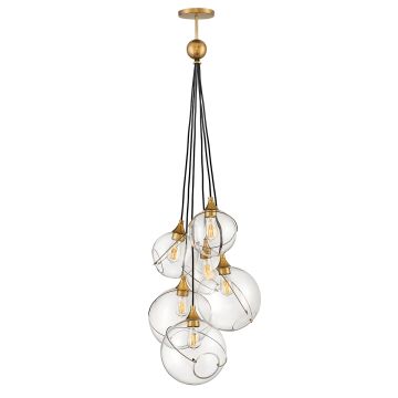 Lampă cu pendul SKYE QN-SKYE-6P 6x60W/E27 de la Quintiesse